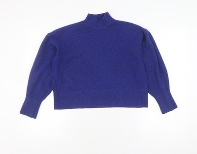 Glassons Pullover Pulli Damen blau XS mit Stehkragen