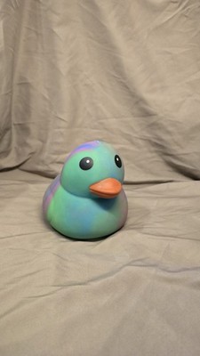 Sunny Days Jumbo Squeezy Duck Tie-Dye Squishy Stress Relief Toy NEW Squeeezy