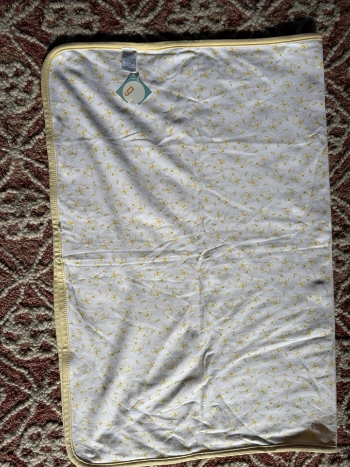 Cobertor de bebê vintage 2000 Gymboree, borracha Ducky novo com etiquetas - Imagem 4 de 4