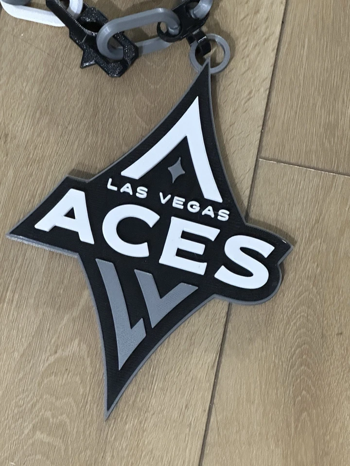 Las Vegas Aces WNBA Rally Chain And Coaster Set - Image 4 of 4