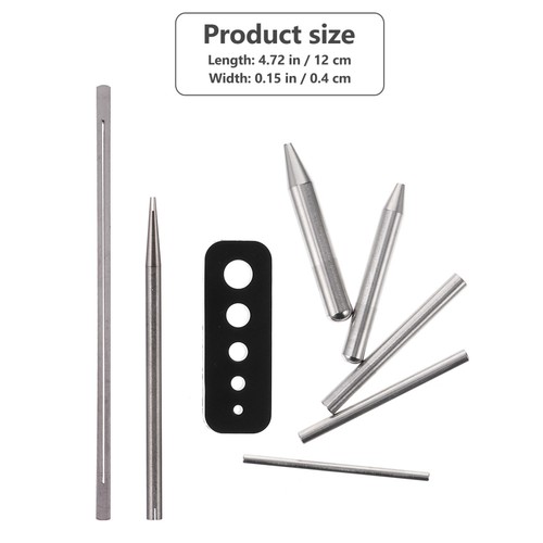7Pcs Metal Bending Accessories Set for DIY Projects Stainless Steel Tool Kit - Picture 12 of 12