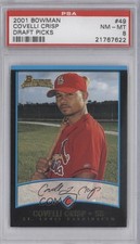 2001 Bowman Draft Coco Crisp Covelli Crisp #BDP49 PSA 8 m5x