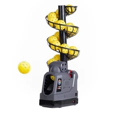 681PBH Pickleball Machine with Auto Swing, 3 Angles  4 Speeds Adjustable, Por...