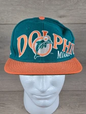 Vintage Apex One Miami Dolphins Spell Out Snapback Hat
