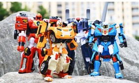 Car Truck Vehicle Robot Robot Fighter Evolution X Y R Kids Boys Toy Figure Gift