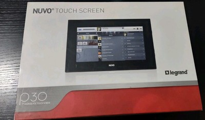 Nuvo 7'' Android PoE Touch Screen NV-P30-WH  Legrand Streaming System In Wall New
