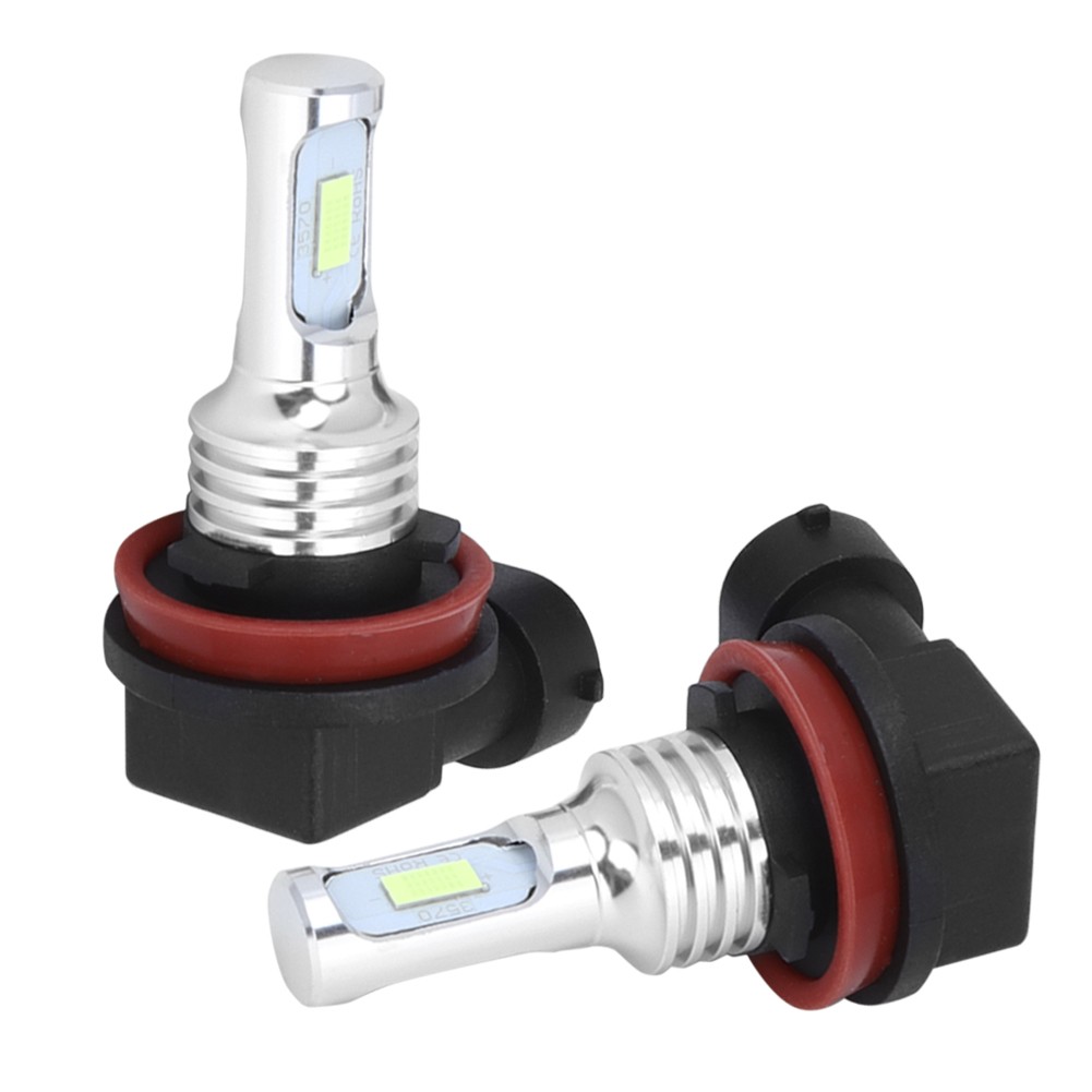 2Pcs LED Fog Light Bulb High Brightness For Enhanced Visibility