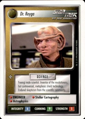 Star Trek TCG   Dr. Reyga   Science (The Next Generation)