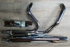 Harley Touring 2 in 1 Header 66857-10 Exhaust 2010 Streetglide 66890-10 Muffler