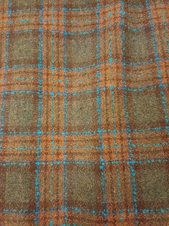 House of Bruar 100% Wool Tweed Mini Skirt Tartan Plaid Check Size 14/16 (34" W) - Image 4 of 4