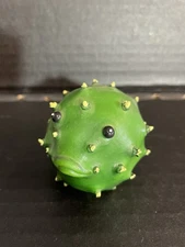 Enesco Home Grown Vegetable Collectible Cactus Puffer Fish Figurine #4011653