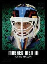 2010-11 Between The Pipes Masked Men III Emerald #MM10 Chris Mason *#/340
