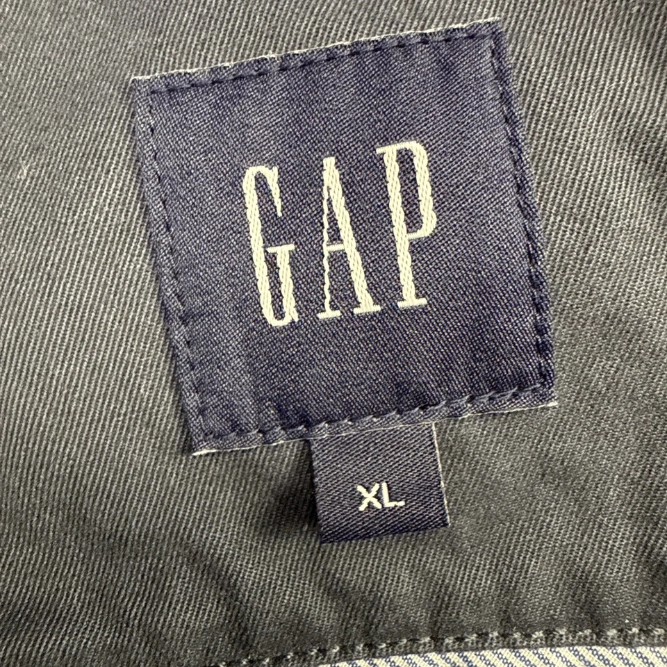 Gap Mens XL (44) Gray Cotton 2-Button Blazer Jacket Classic Casual Sport Coat - Image 3 of 4