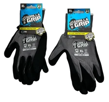Gorilla Grip A3 Cut-Resistant Work Gloves Size XL 22868 2 Pair New