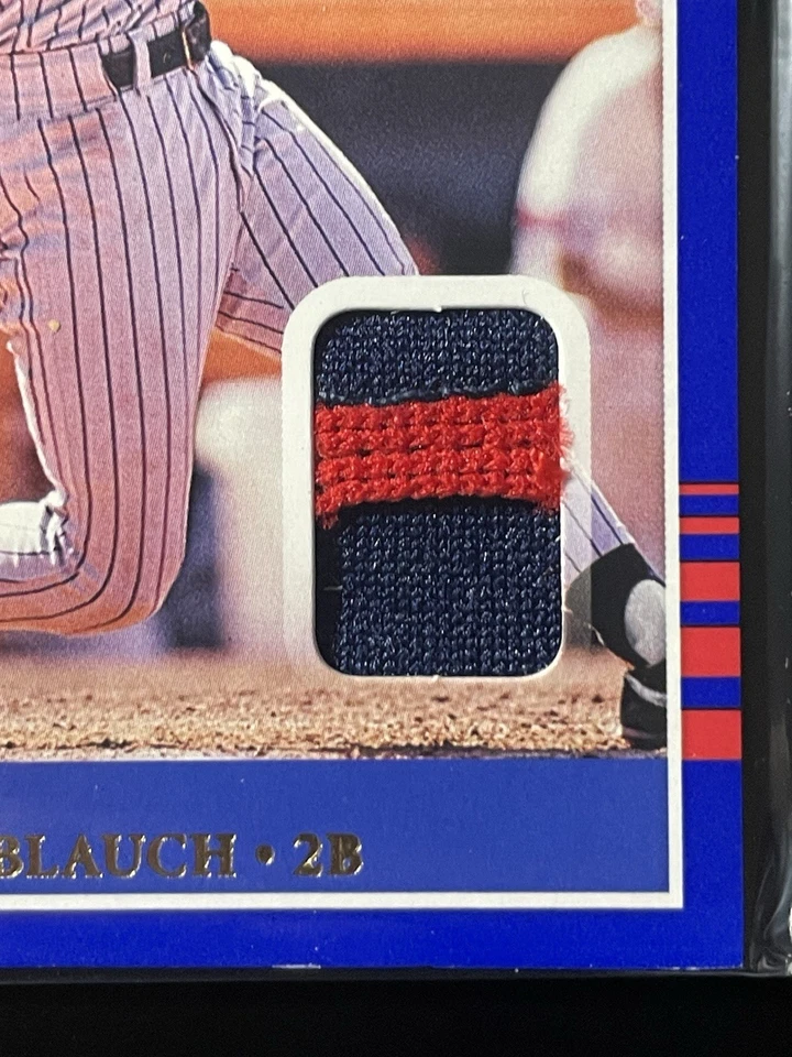 Lote 6 CHUCK KNOBLAUCH 2025 Donruss RETRO 1985 RELÍQUIA AZUL /25 SP Minnesota Twins - Imagem 3 de 4