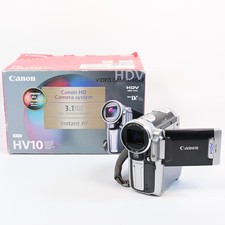 Canon HV10 MiniDV Tape HDV HD HDMI Out Camcorder Camera BOXED TESTED 