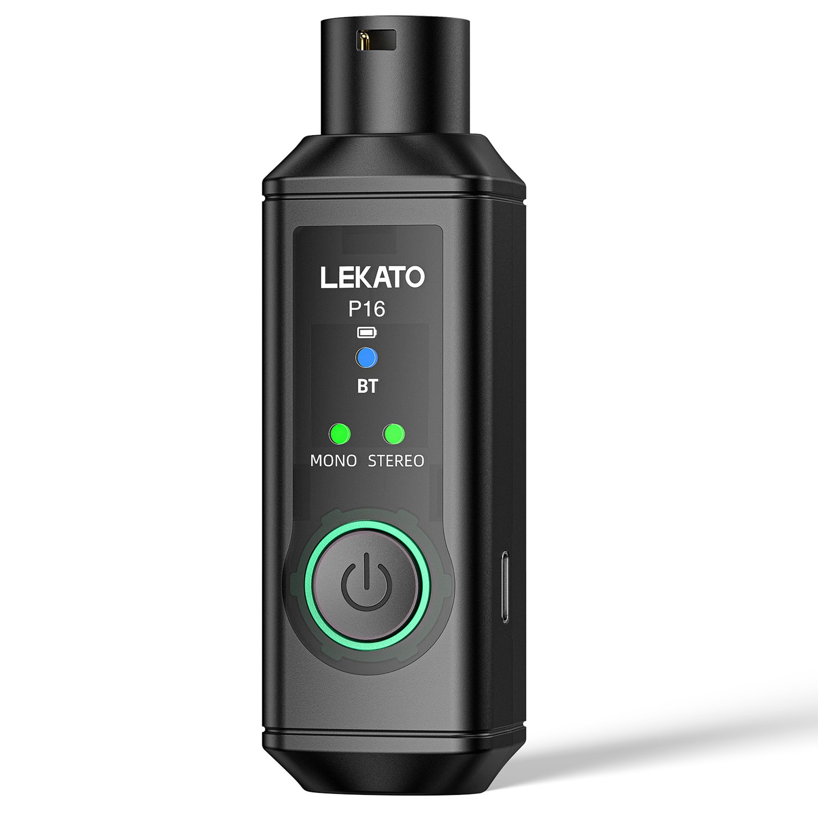 LEKATO XLR Wireless Receiver Bluetooth 5.3 Adapter for Audio