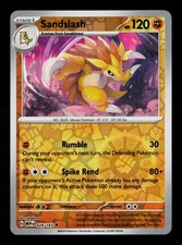 Carta Pokemon Sandslash 028/165 Reverse Holofoil Scarlatto e Viola 151 -B12