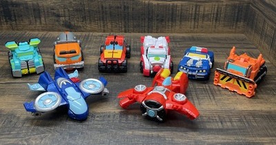 Hasbro Tomy Playskool Transformers Rescue Bots Lot of 8 Hero Toys