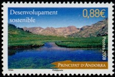 Timbre Andorre Français n°663