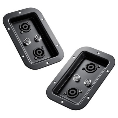 Lautsprecher Anschlussdose mit Dual NL4FC Speakon & 1/4'' Buchsen