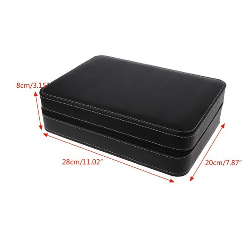 10 Slots Watch Zipper Travel Box Leather Display for Case Organizer Jewelry Stor - Picture 2 of 8