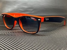 RAY BAN RB2132 789 3F Blue On Orange Square Unisex 55 mm Sunglasses
