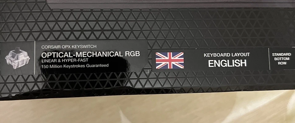 Corsair K100 RGB Optical-Mechanical Gaming Keyboard Black - Image 4 of 4