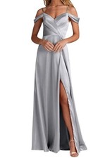 Azazie Custom Formal Purplish Gray Gown