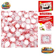 Individually Wrapped Starlight Peppermint Mints - Perfect 1 Pound Holiday Treats