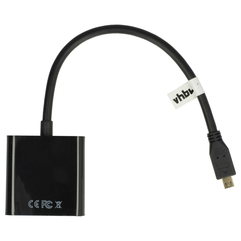 HDMI Micro auf VGA Adapter Konverter für Monitor, TV, PC, Laptop, Display - Bild 3 von 4