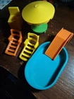 vintage fisher price little people pool Amd Accessories