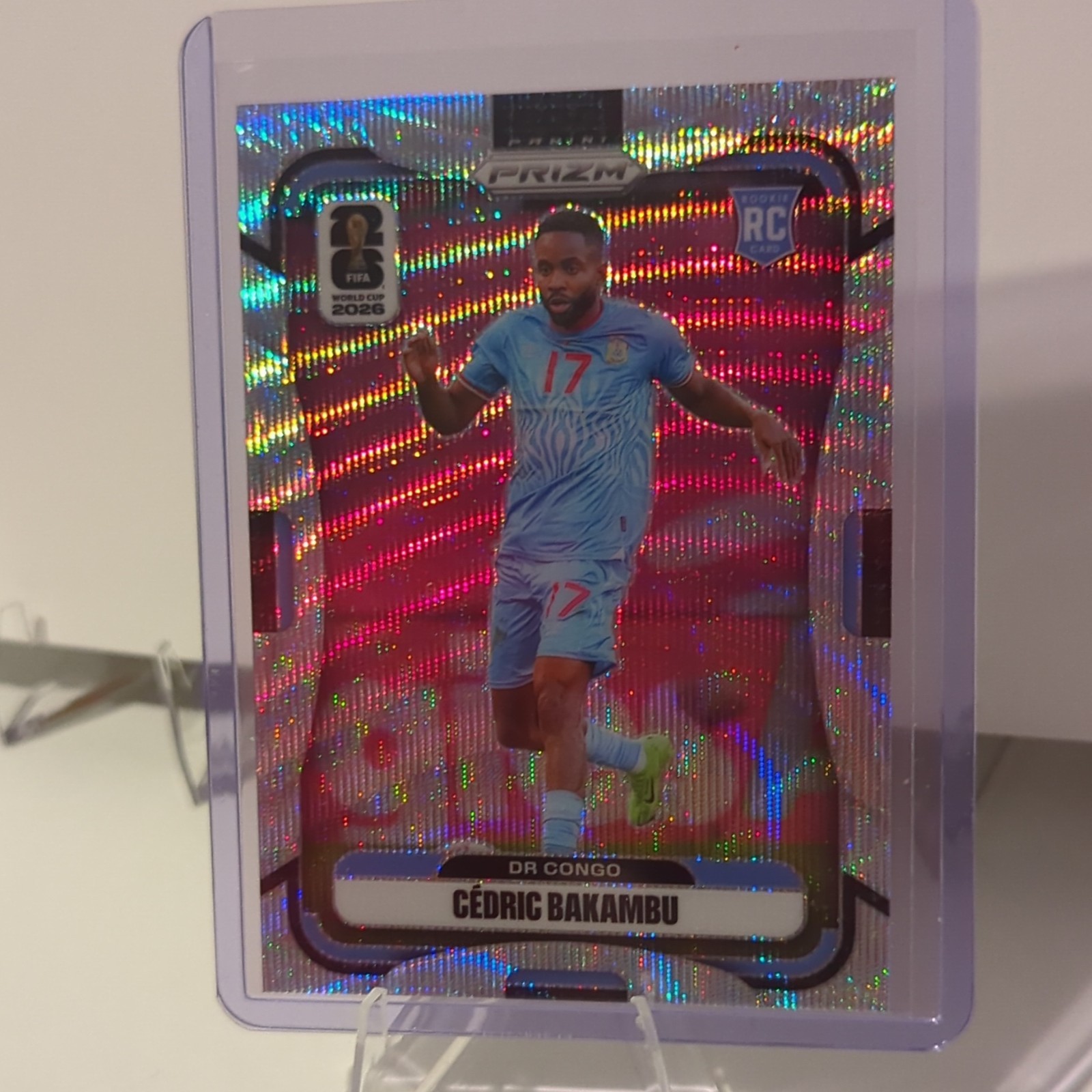 2026 Panini Silver Prizm FIFA World Cup Rookie Cédric Bakambu #464 DR Congo 2026