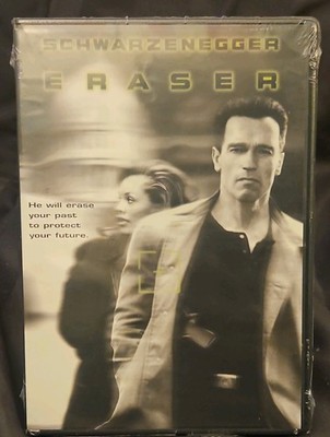 Warner Bros Pictures Eraser DVD Widescreen Theatrical Trailer Schwarzenegger