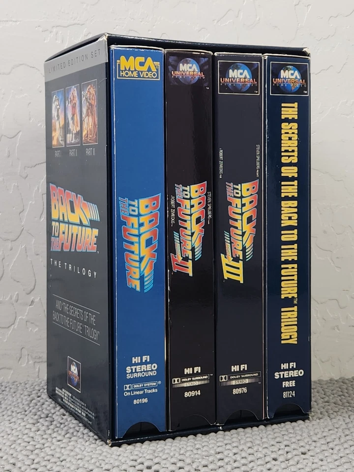 Back to the Future Trilogy and the Secrets of the Trilogy (VHS, 1991, Limited... - Image 2 of 4