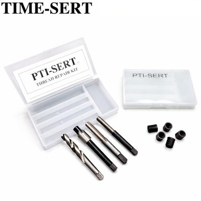 TIME-SERT  M8 x 1,25 mm Gewindereparatursatz - inkl. Gewindebohrer, Bohrer, Bohrung, 5 Einsätze