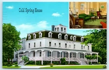 POSTCARD Cold Spring House Hotel Wickford Rhode Island Gay Nineties