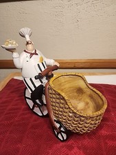 Portabottiglie di vino figura chef decorativo supporto espositore bancone bar decorazione