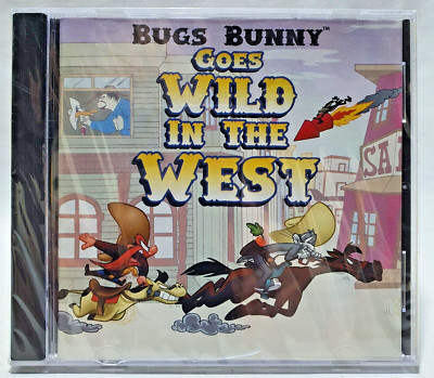 Looney Tunes Bugs Bunny Goes Wild in the West PC CD-ROM in Jewel Case NEW Sealed