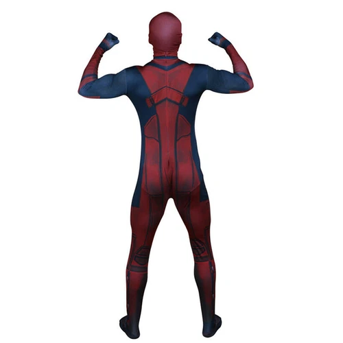 Erwachsene Deadpool Kostüm Zentai Body Cosplay Anzug Maske Halloween Requisite Overall - Bild 12 von 29