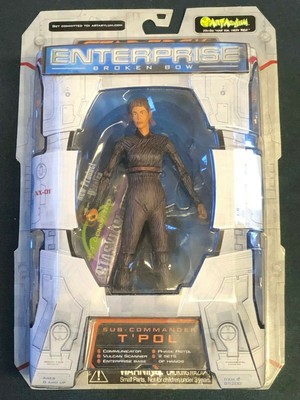 Star Trek Enterprise Sub Commander T Pol Art Asylum Action Figure Ebay