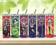 Halloween tumbler ,skinny straight 20oz metal Tumbler
