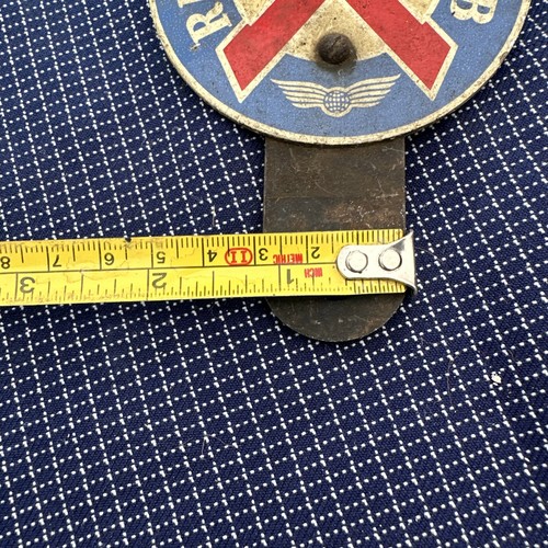 Vintage Chrom Metall Redex Auto Club Auto Abzeichen Auto Emblem - Bild 4 von 15