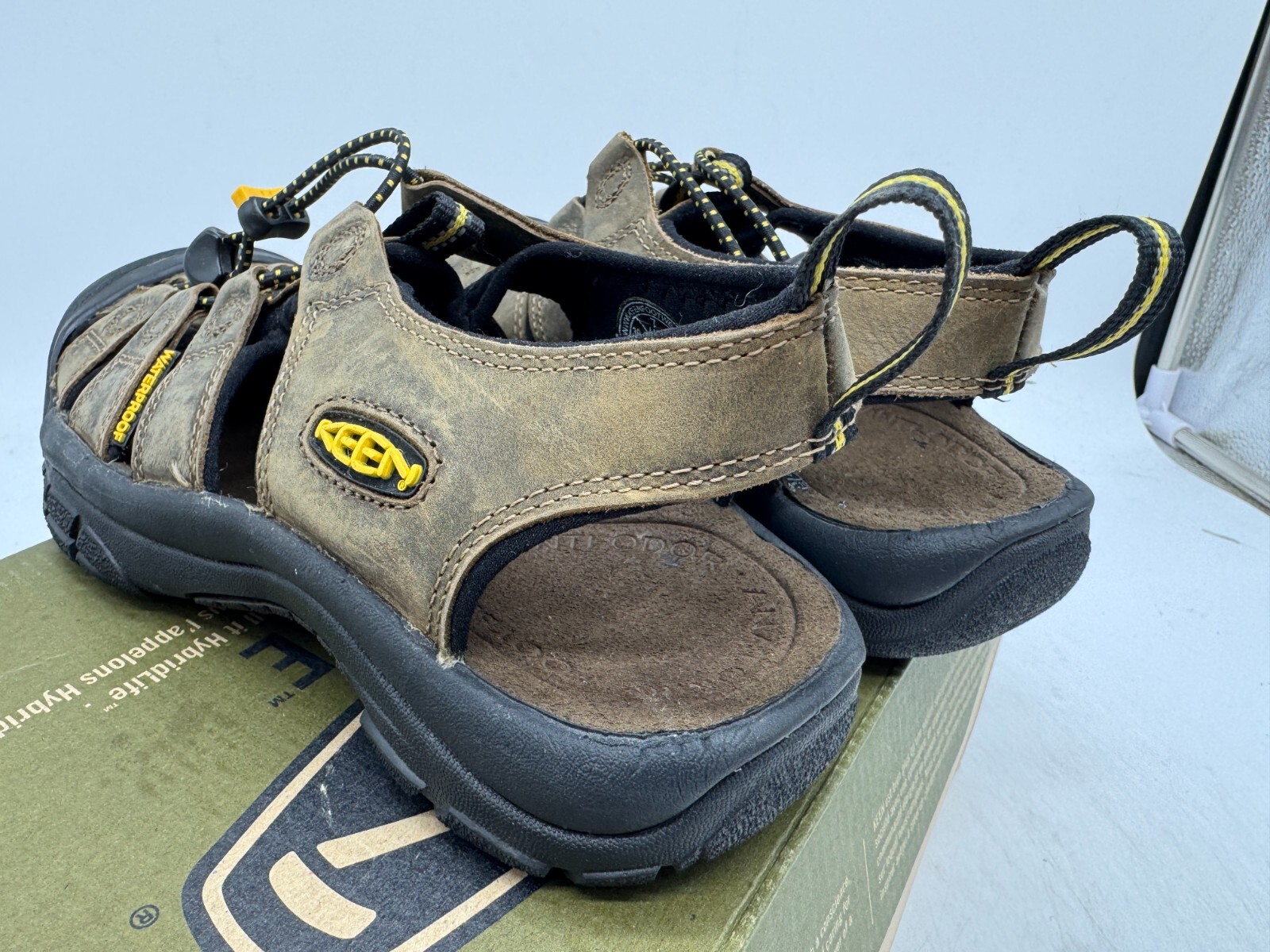 SANDALI ACQUA KEEN UOMO NEWPORT PUNTA CHIUSA COMODI RESISTENTI PELLE MISURA 7