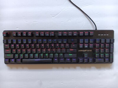 ABKO ABKONCORE K595 Mechanical Gaming Keyboard Black Multi-Colored Illumination 