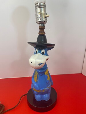 QUICK DRAW McGRAW Hanna-Barbera 18'' tall Vintage Lamp 1960's Working (RARE)