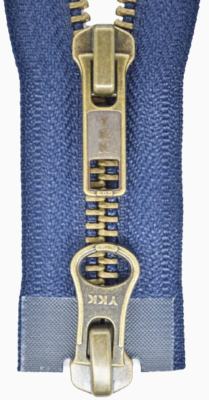 YKK 2 Wege Vislon Reißverschluss teilbar #5 5-80 cm Kunststoff Zipper für Jacken Mantel Outdoor viele Farben