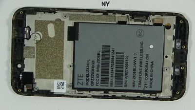 Working LCD & Digitizer Touch ZTE ZFive 2 Z836BL Phone Original Part #381-A