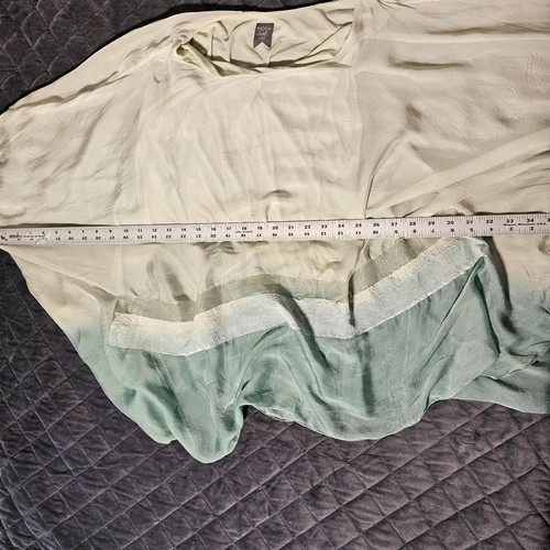 Moda Seta Italy Silk Blend Top Size S Lined Inside Tank Loose 2 Tone Color - Picture 13 of 15