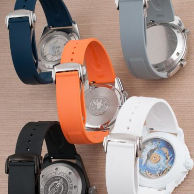 #ad #ad Deployant FKM Rubber Quick Release Watch Straps butterfly deployment clasp QR $54.95